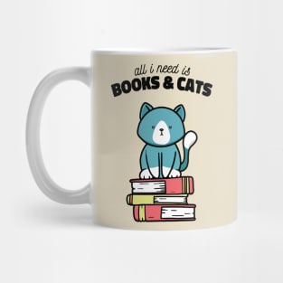 Books and Cats Mug